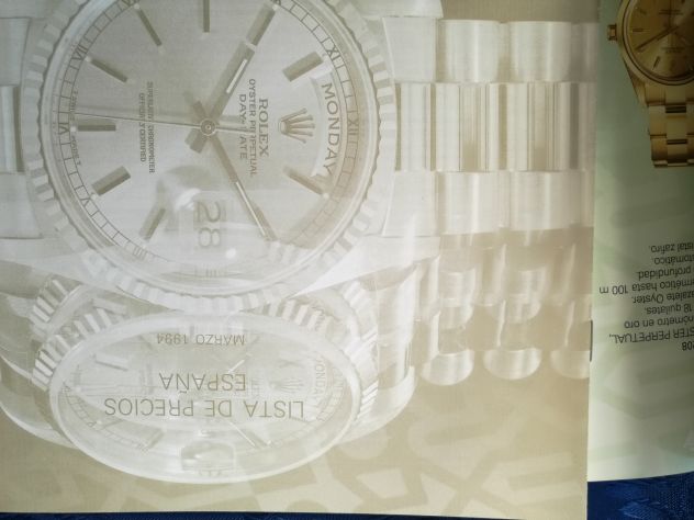 Catalogo ROLEX originale Svizzero Anno 1994 - Foto 8