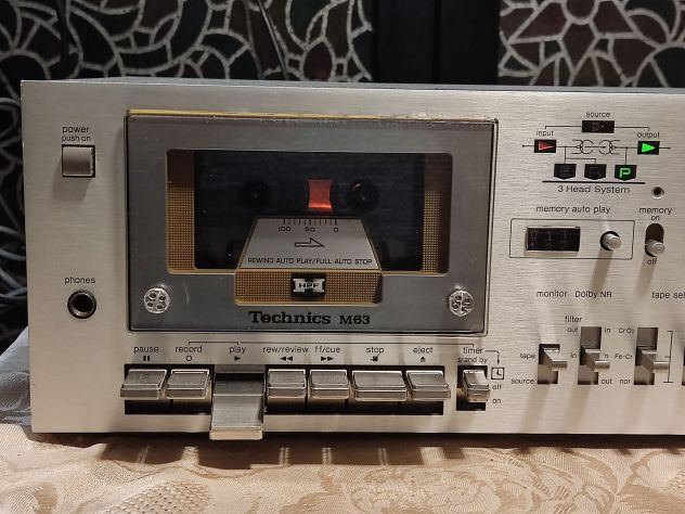 Technics RS-M63 Piastra A Cassette - 3 Testine - Foto 4