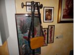 BORSA IN VERA PELLE USATA,DONNA,FIRMATA ORIGINALE:"GIANFRANCO FERRE"MADE IN ITAL