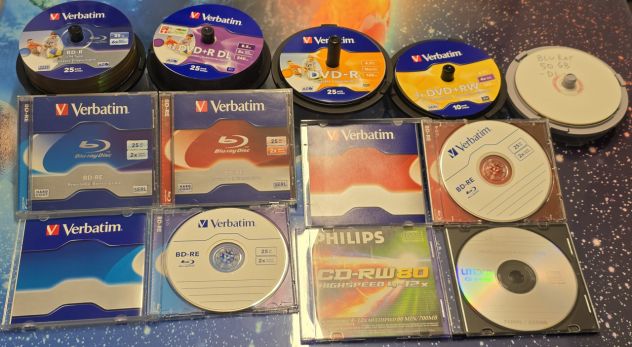 CD DVD Blu-ray scrivibili e riscrivibili : Dischi NUOVI da registrare - Foto 2