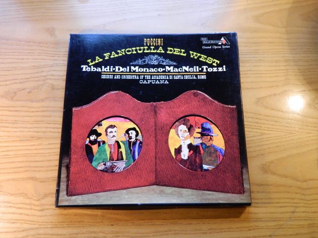 Vinile Puccini, La Fanciulla Del West, Decca, 1977 Box da 3 dischi - Foto 3
