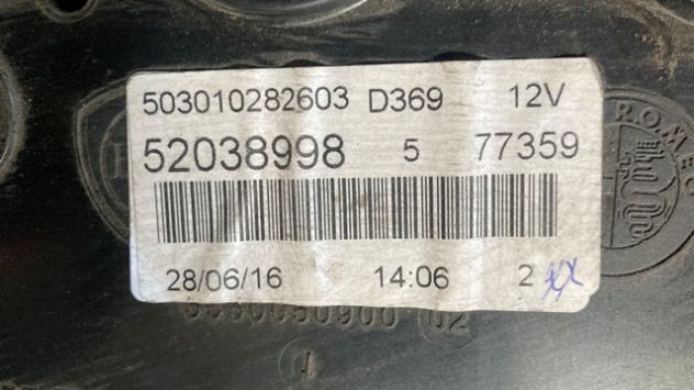 Quadro strumenti Fiat Punto 1.4 benzina del 2016 (52038998) - Foto 3