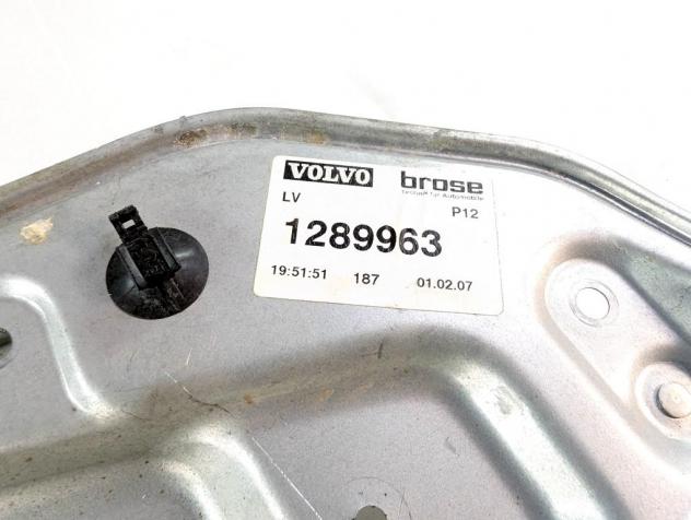 30784475 MECCANISMO ALZA-VETRO ALZA-CRISTALLO PORTA ANTERIORE SINISTRA VOLVO V50 SW 1.6 D 80KW 5M 5P (2007) RICAMBIO USATO - Foto 6