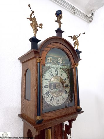 176300 Antico orologio a pendolo olandese H=140 cm. - Foto 4