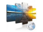 Quadro Con Vetro Acrilico Nel Mare Cm.100x50 E 200x100