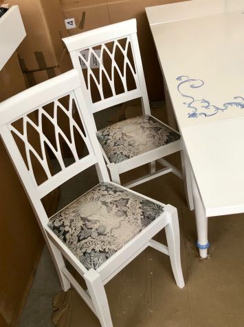 NUOVA ELEGANTE SEDIA IN LEGNO CON SEDUTA IMBOTTITA, DISPONIBILE IN 3 COLORI - Foto 8