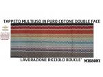 TAPPETO MISSONI CM. 160 X 70  100% COTONE