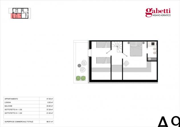 Appartamento - Misano Adriatico . Rif.: MI014/A9VRG - Foto 11