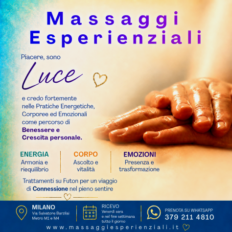 Massaggi Esperienziali Tel:3792114810