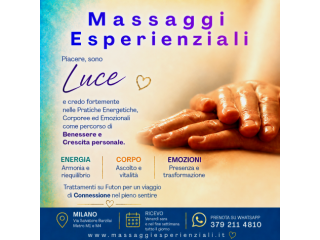Massaggi - benessere Milano - Massaggi Esperienziali Tel:3792114810