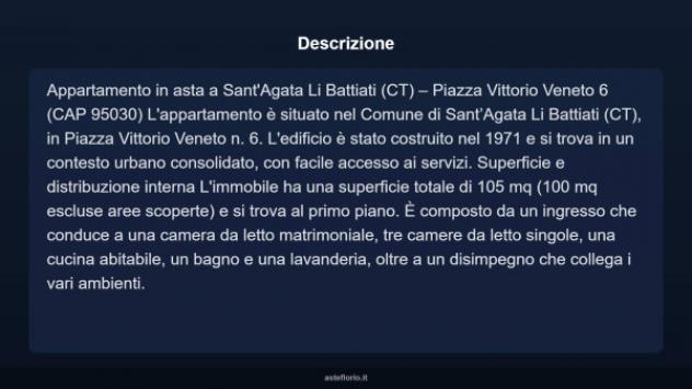 Immobile in asta di 105 m² in vendita a Sant'Agata li Battiati - Foto 11