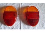 Coppia plastica posteriore originale vw maggiolino 6 volt 61/67 - usato