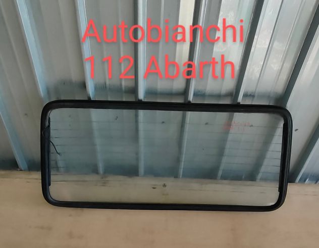 Lunotto Autobianchi A112 Abarth+guarnizione