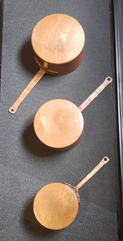 PENTOLE IN RAME / STAGNATO MAI UTILIZZATI DA ARREDAMENTO E DA CUCINARE - Foto 2