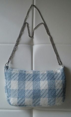 BORSA FATTA A MANO PIED DE POULE
