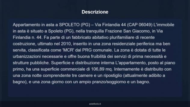 Immobile in asta di 106 m², box auto in vendita a Spoleto - Foto 18
