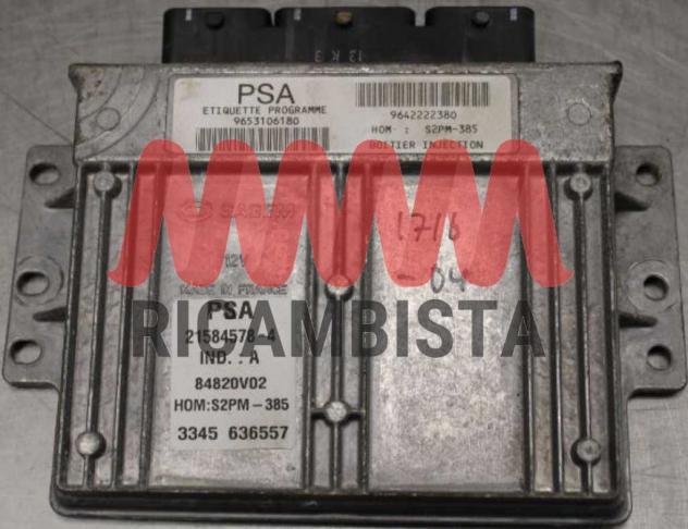 9653106180 9642222380 Citroen C3 1.4 centralina motore Sagem