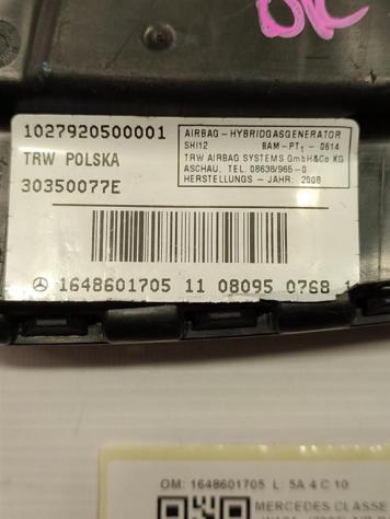 AIRBAG SEDILE SINISTRO MERCEDES ML W164 3° Serie 1648601705 (0511) - Foto 3