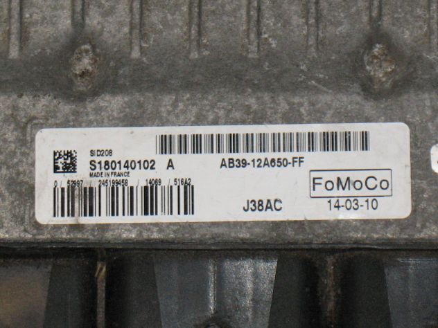 S180140102A ECU CENTRALINA FORD RENGER 3.2 SID208 AB39-12A650-FF AB3912A650FF - Foto 2