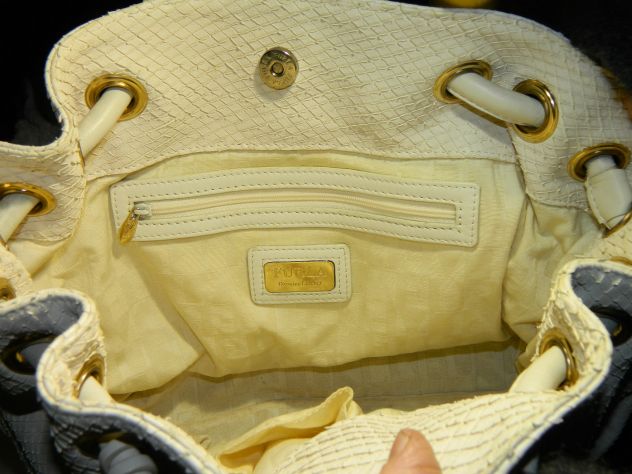 Borsa in pelle Furla finto pitone - Foto 3