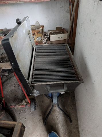 Griglia in ghisa con pietra lavica a gas - Foto 2
