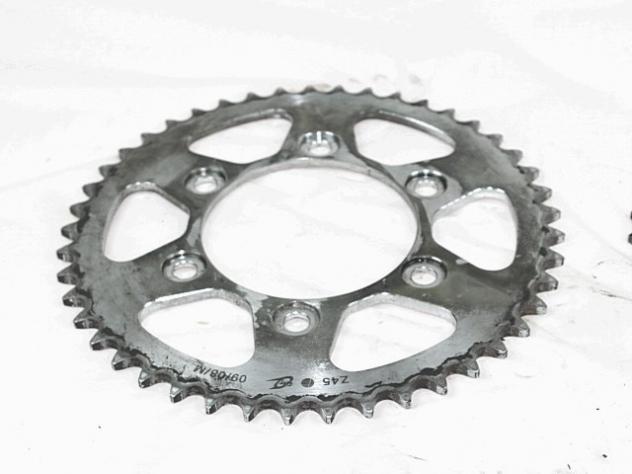 KIT CATENA CORONA PIGNONE DUCATI MONSTER 696 2008 - 2014 0003510 0003505 CHAIN SPROKET KIT - Foto 2