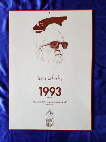 CARTELLA GALLERIA FERRARI CON CALENDARI 1993-94 - Foto 3
