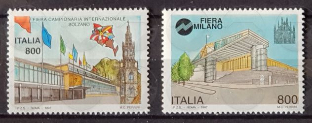 ITALIA francobolli serie: FIERE 1972-1998 - Foto 5