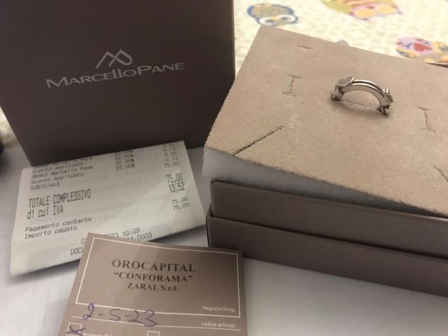 ANELLO IN ARGENTO, MARCELLO PANE - Foto 3