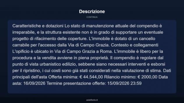 Immobile in asta di 2000 m² in vendita a Roma - Foto 8