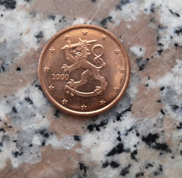 MONETA DA 5 CENTESIMI FINLANDIA IN FIOR DI CONIO DEL 2000 MAI CIRCOLATO - - Foto 2