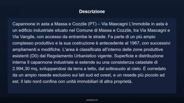 Immobile in asta di 2994 m² in vendita a Massa e Cozzile - Foto 4