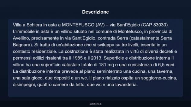 Immobile in asta di 181 m² con più di 5 locali in vendita a Montefusco - Foto 4