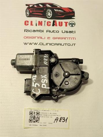 MOTORINO ALZAVETRO POSTERIORE SINISTRO CITROEN C5 Berlina 3° Serie 128000772 0130822447 (08)