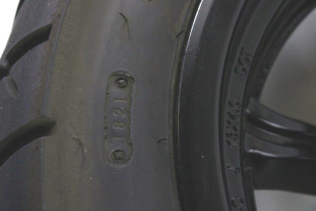 KYMCO DOWNTOWN 350 TCS 42601LEA7E00NHA CERCHIO RUOTA POSTERIORE 13X4.0 21 - 23 REAR WHEEL PNEUMATICO 50% - Foto 3