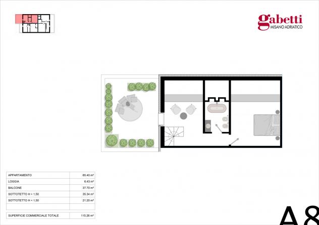 Appartamento - Misano Adriatico . Rif.: MI014/A8VRG - Foto 14