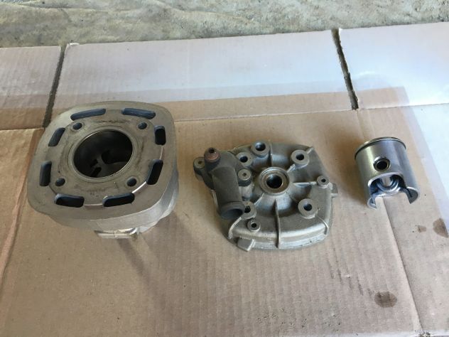 Kit completo Testa Pistone e Cilindro 50 Racing a Liquido H2O Minimotard Polini