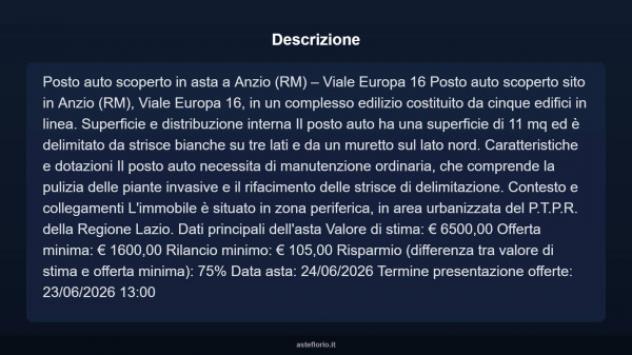 Immobile in asta di 11 m² in vendita a Anzio - Foto 4