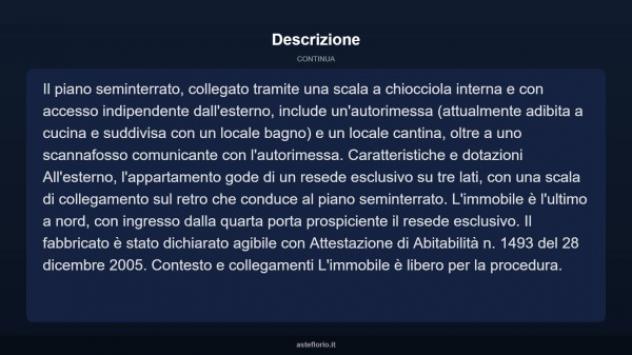 Immobile in asta di 84 m² con più di 5 locali e box auto in vendita a Castelfranco di Sotto - Foto 4