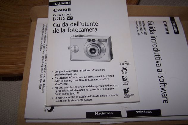 Fotocamera digitale Canon Ixus V2 (LEGGERE) - Foto 2