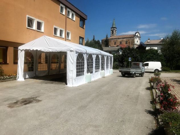 Tendoni 6 x 8 x 2,2 / 3,3 mt. linea Professionale La Due20 - Foto 4