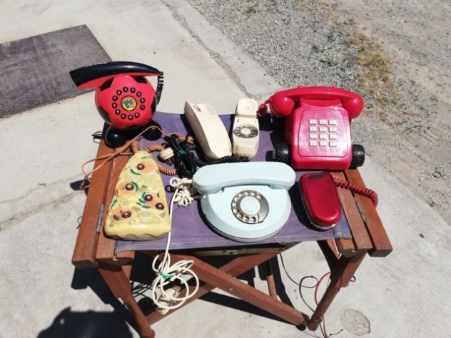 TELEFONI OROLOGI A PARETE E LAMPADE BILANCIA MACCHINA DA SCRIVERE VINTAGE ECC PR - Foto 7