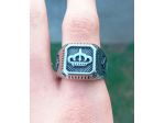 ♛ Anello Corona Acciaio 316L (Y2K / Gothic / Streetwear)