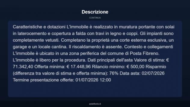 Immobile in asta di 400 m² con più di 5 locali in vendita a Posta Fibreno - Foto 17