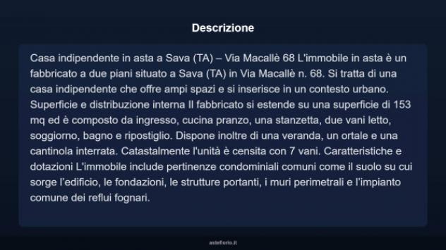 Immobile in asta di 153 m² in vendita a Sava - Foto 17