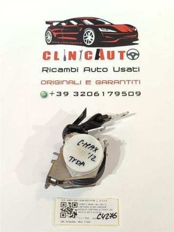CINTURA DI SICUREZZA POSTERIORE CENTRALE FORD C - Max Serie AM51-R611B68-BE3YYW T1DA (10)
