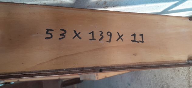 Vetrate in legno con Telaio all'inglese e vetri molati, in legno Noce. Sono di d - Foto 4