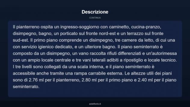 Immobile in asta di 248 m² con più di 5 locali e box auto in vendita a Castelfranco di Sotto - Foto 8