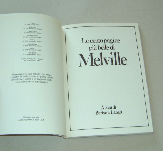 Melville - Le cento pagine più belle (ex Libris) - Foto 3