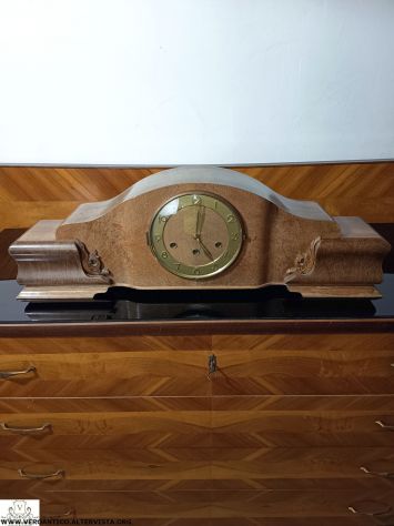 176348 Antico orologio da comò con suoneria Westminster